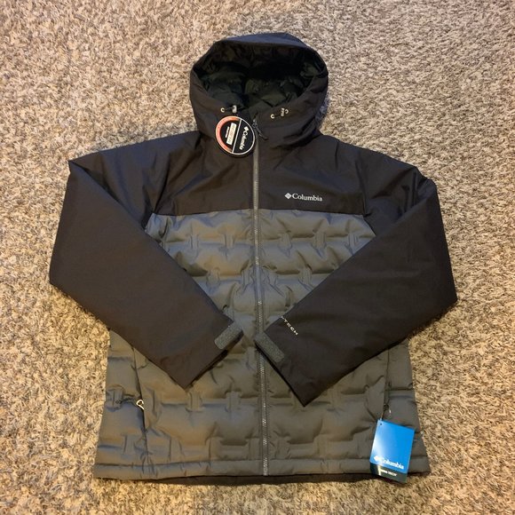 columbia men's down jacket with hood